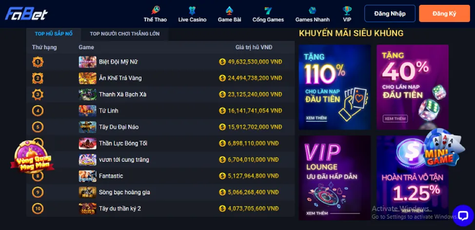 Tổng quan nền tảng cá cược Win888 Nhà Cái